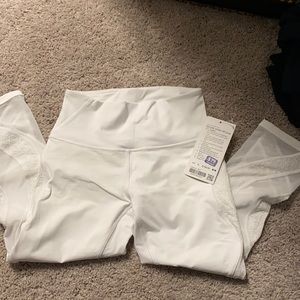 LULULEMON Wunder Under HR crop 21 lace